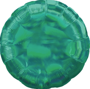 Folienballon rund - grün schimmernd - ø 45cm